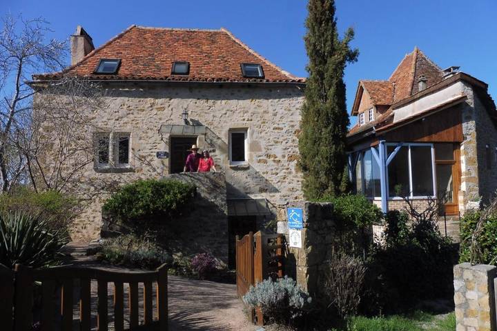 Maison de vacances pour 5 personnes, avec vue ainsi que jardin et piscine, adapté aux familles
