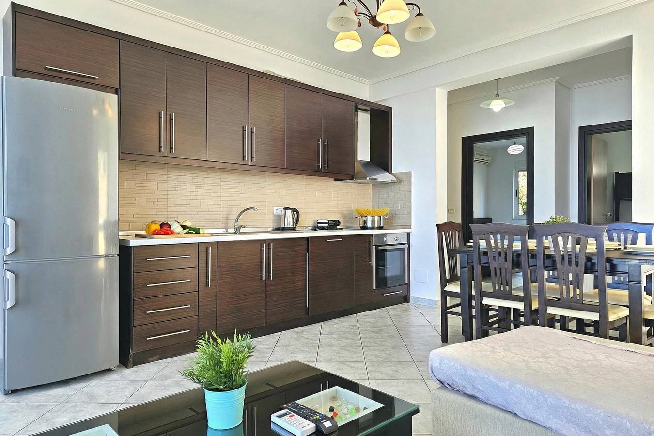 Ganze Wohnung, Two Bedroom Apartment With Sea View-061 in Sarandë, Vlorë