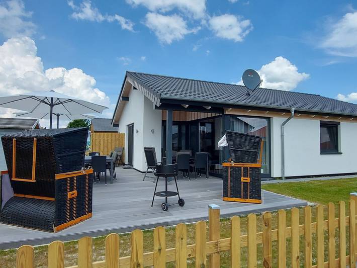 Bungalow für 6 Personen, mit Garten, mit Haustier