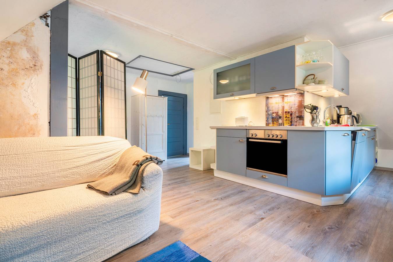 Ganze Wohnung, Apartment 'Alte Polizeistelle Ferienwohnung 1' mit Gemeinschaftsgarten und Wlan in Tammensiel, Pellworm