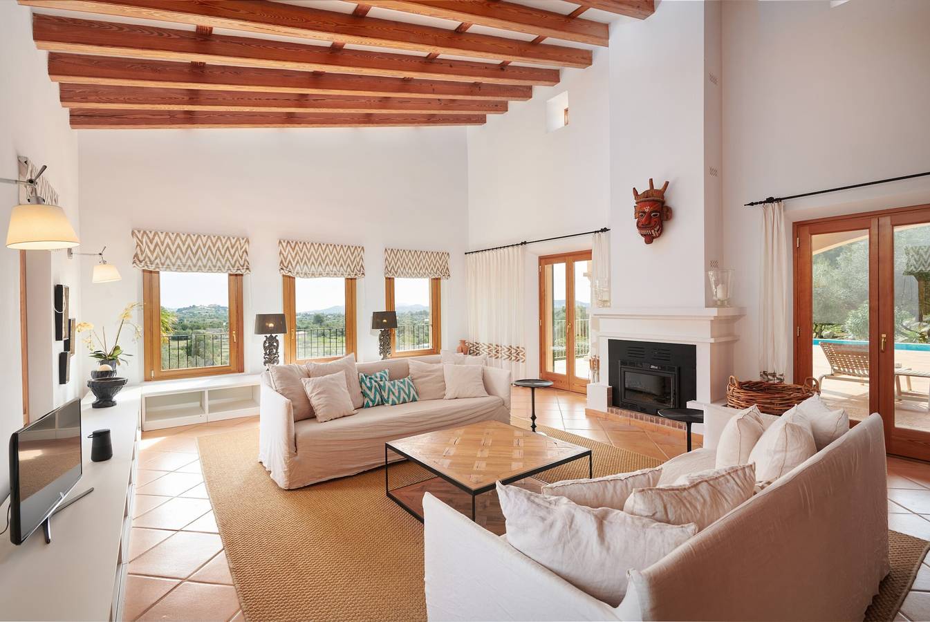 Finca 'Son Sureda' avec vue sur la mer, piscine privée et Wi-Fi in Artà, Majorque de l'Est