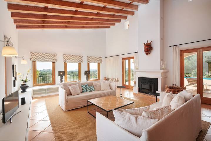 Finca 'Son Sureda' avec vue sur la mer, piscine privée et Wi-Fi in Artà, Majorque de l'Est