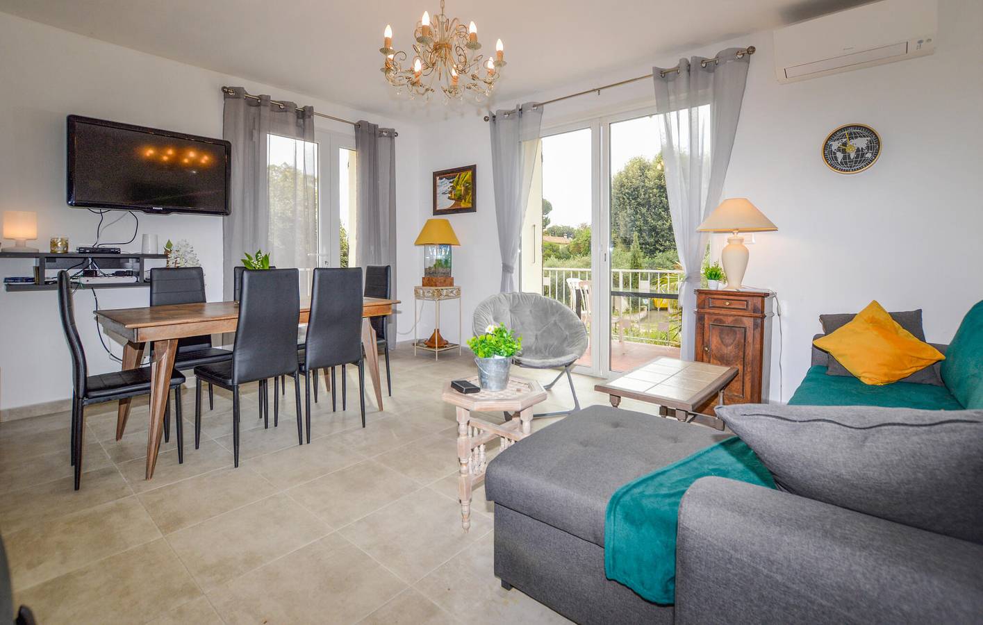 Appartement ensoleillé avec terrasse, climatisation et parking, près de la plage naturiste in San-Giuliano, Arrondissement de Corte