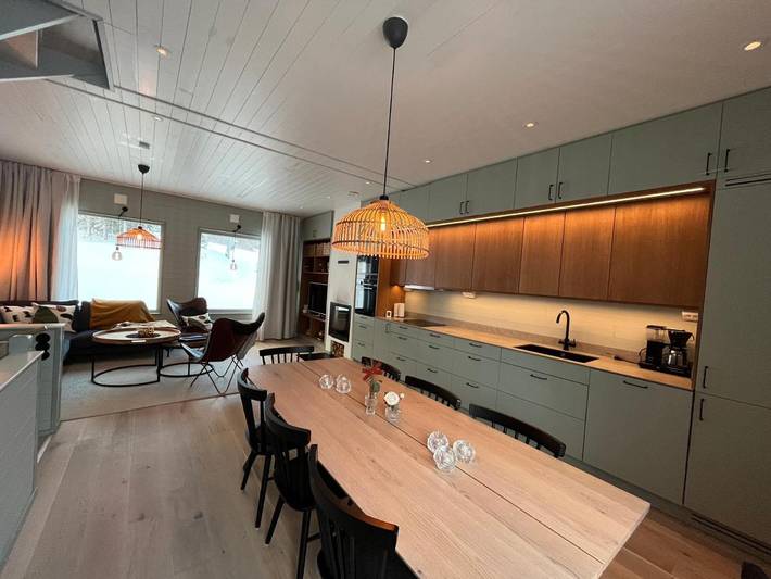 Lägenhet för 8 Personer, med utsikt samt balkong och bastu, med husdjur i Funäsfjällen