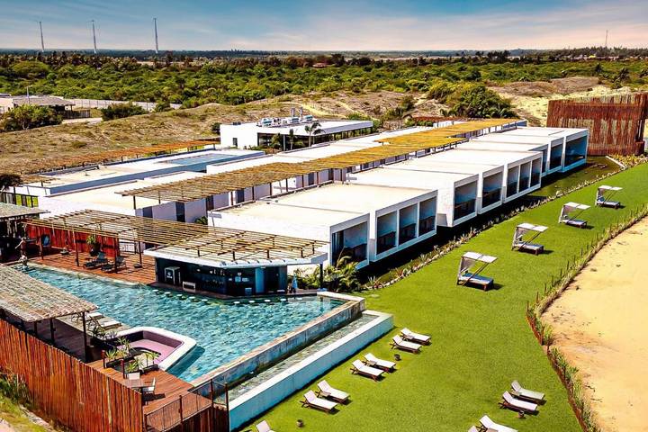 Pousadas para 2 pessoas, com piscina e vista e ainda jardim em São Miguel do Gostoso