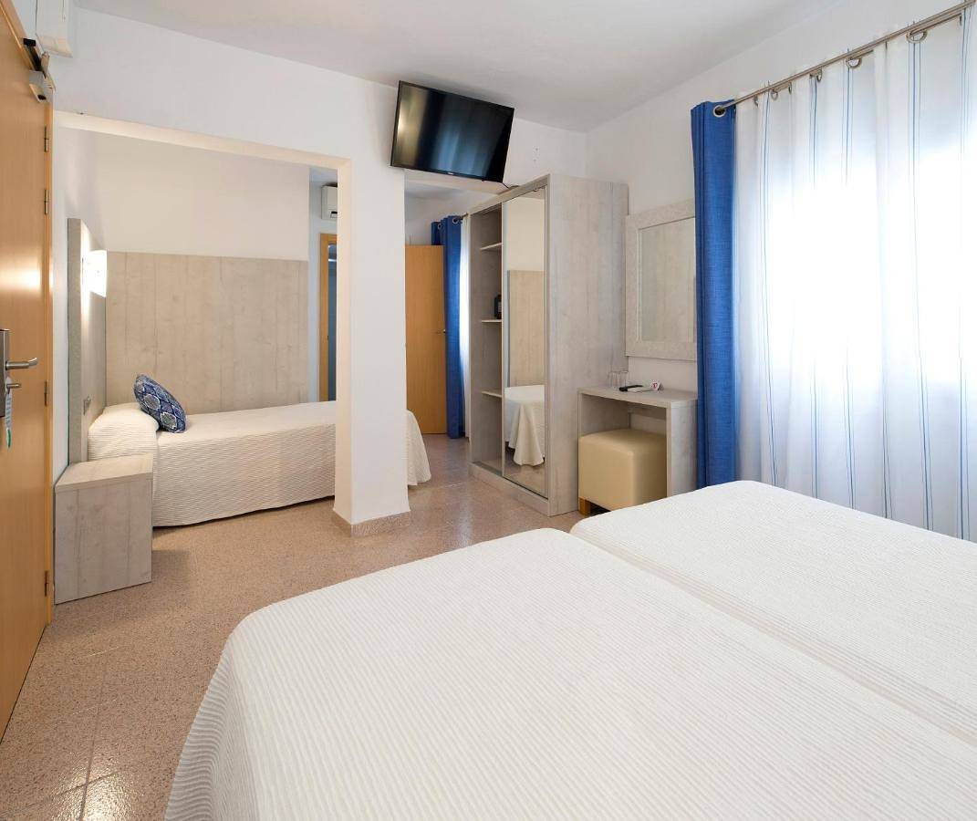 Hostal Roca in Ocean Beach Ibiza, Sant Antoni de Portmany