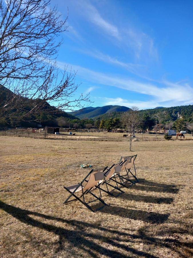 Lodge pour 4 personnes, avec jardin et vue