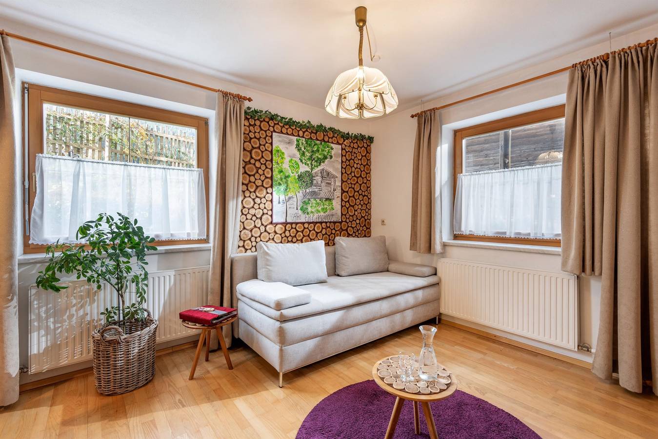 Ganze Ferienwohnung, Appartement Tenne 1 Schlafraum und Wohnschlafraum in Söll, Kaisergebirge