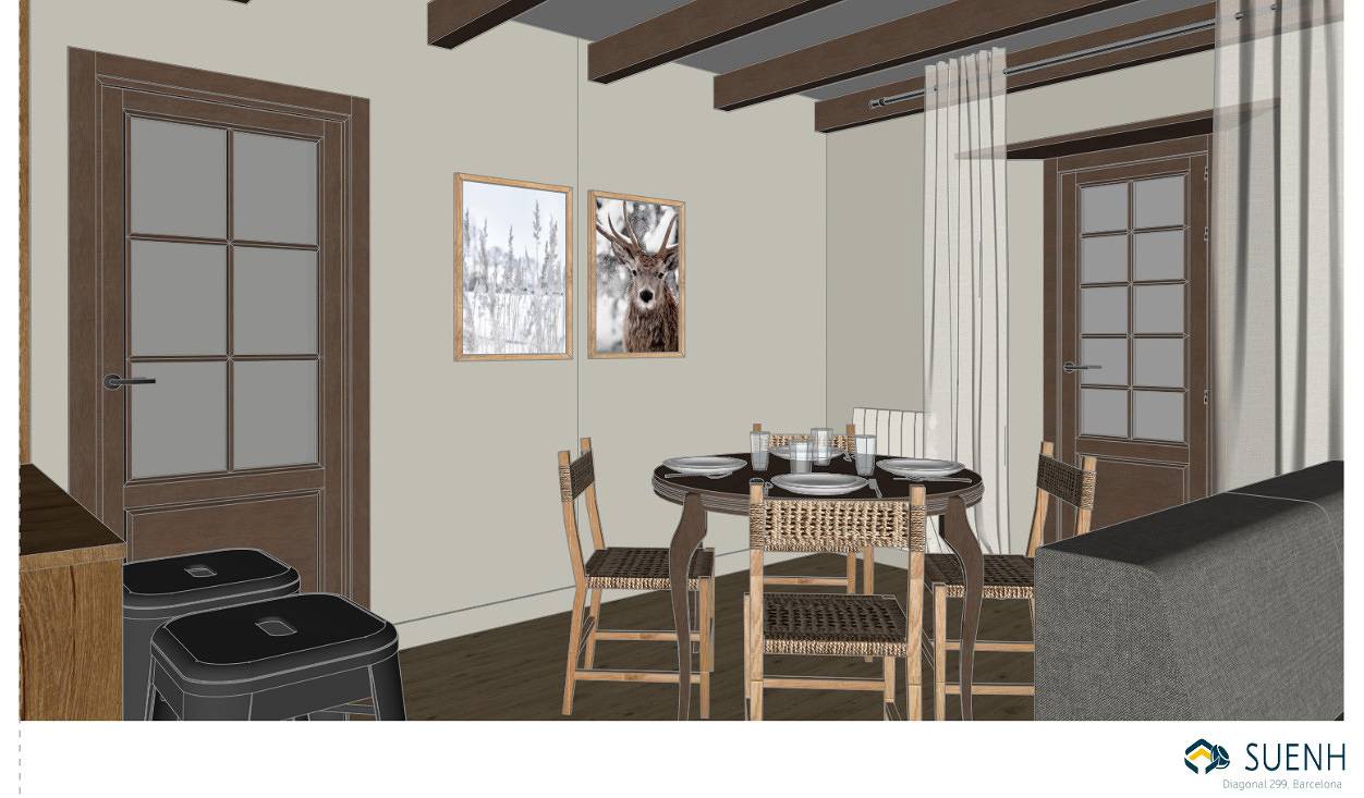 Luderna - Casa con terraza Cuylas in Baqueira, Naut Aran