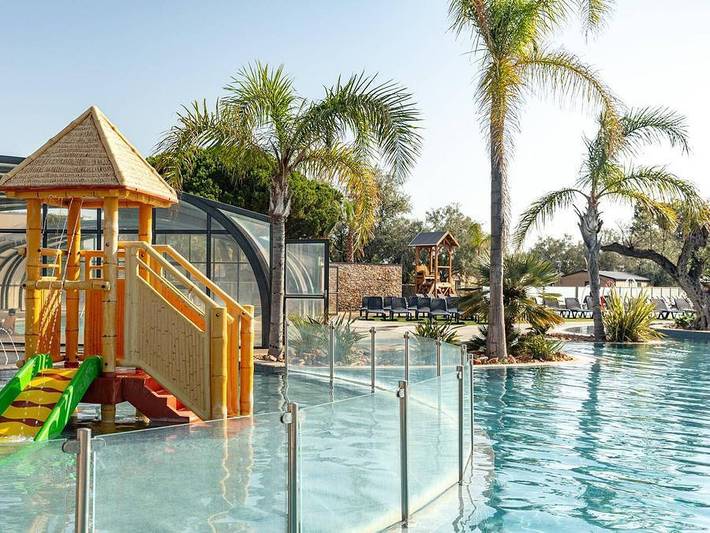 Camping les Dunes - Mobilheim 6 personen - Premium 3 Zimmer ohne TV in Torreilles, Côte d'Améthyste