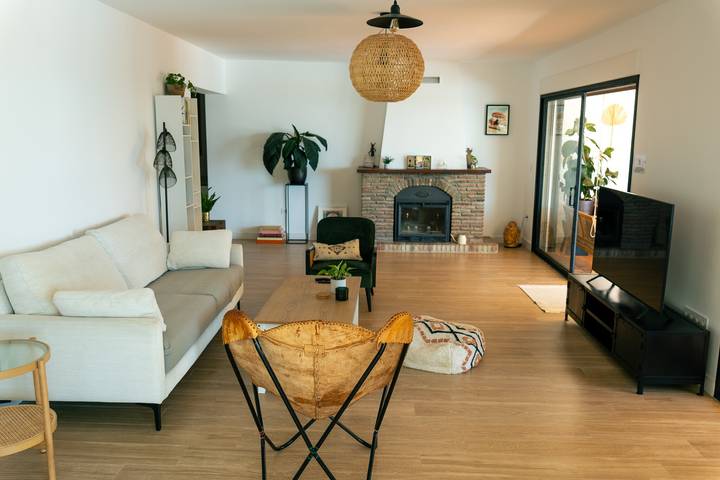 Villa Lina Málaga Stadt – Privater Pool, Meerblick, 3 Schlafzimmer für 6 Personen in Málaga (Este), Malaga