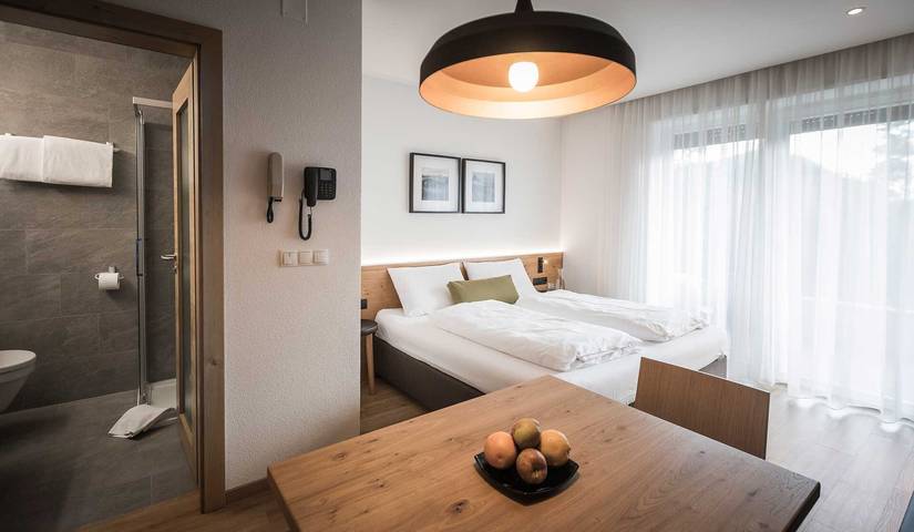Ganzes Studio, Studio-Apartment 'Superior' mit Bergblick, Gemeinschaftsgarten und Wlan in Sand in Taufers, Kronplatz