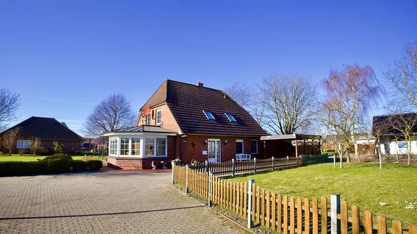 Ferienhaus für 8 Personen, mit Terrasse und Garten, mit Haustier