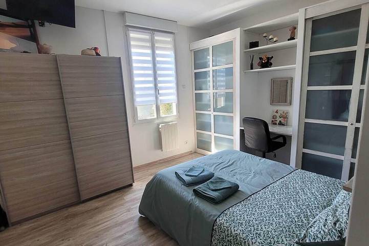 Gîte pour 2 personnes, avec terrasse et jardin à Le Mans