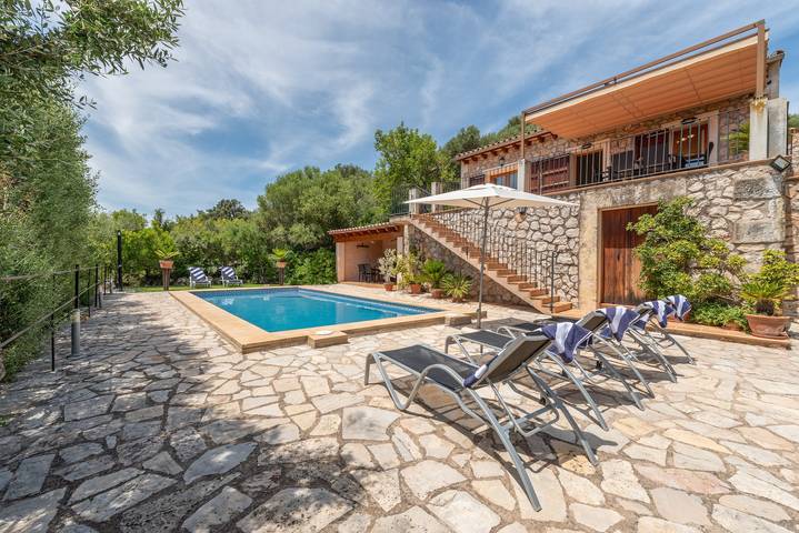 Casa de vacaciones para 6 personas, con Balcón y Jardín en Búger