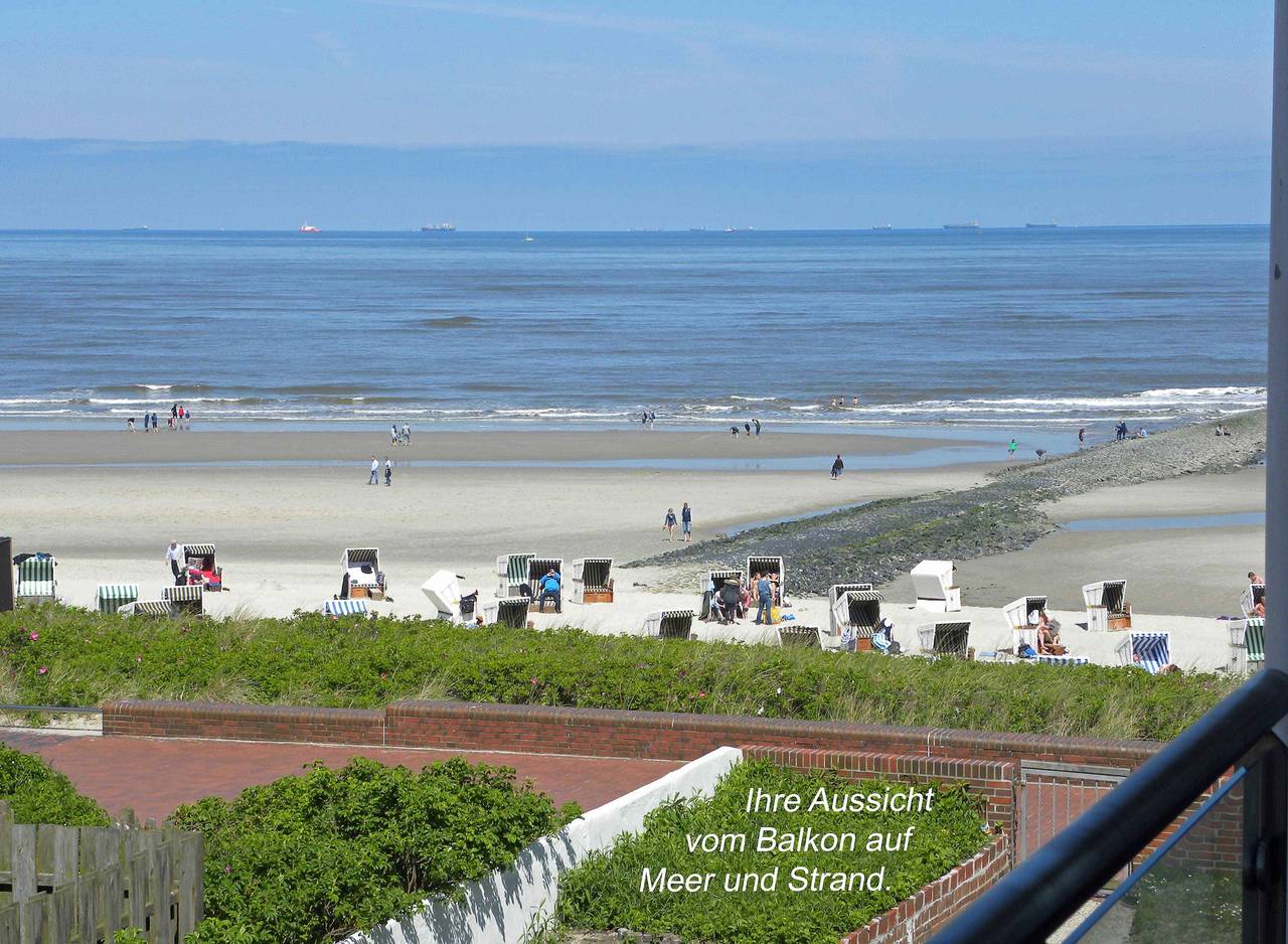 Estudio entero, Apartamento 'Little Poseidon' con balcón in Wangerooge