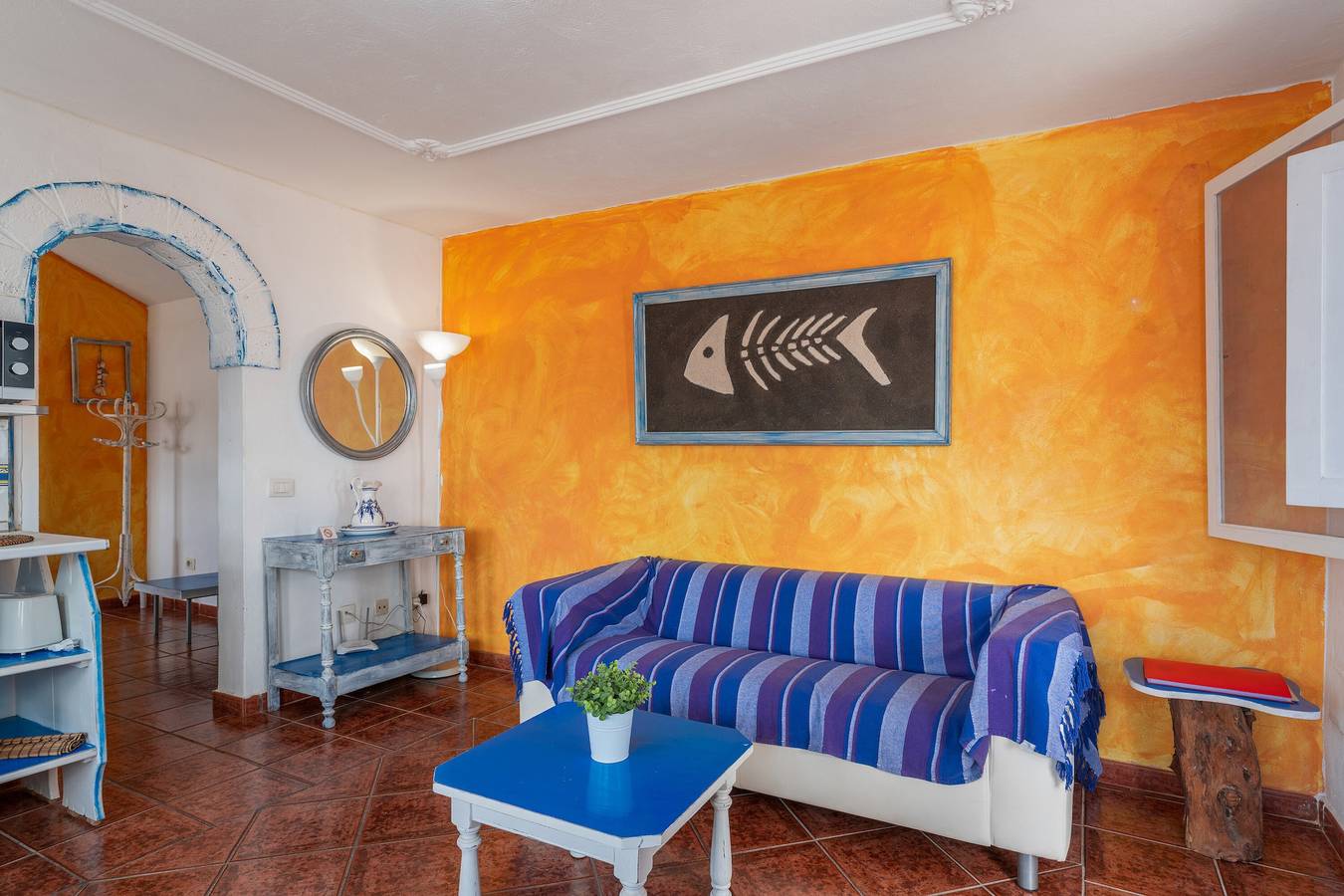 Unità 1 con vista mare, terrazza condivisa e Wi-Fi in Quemada Beach, Lanzarote