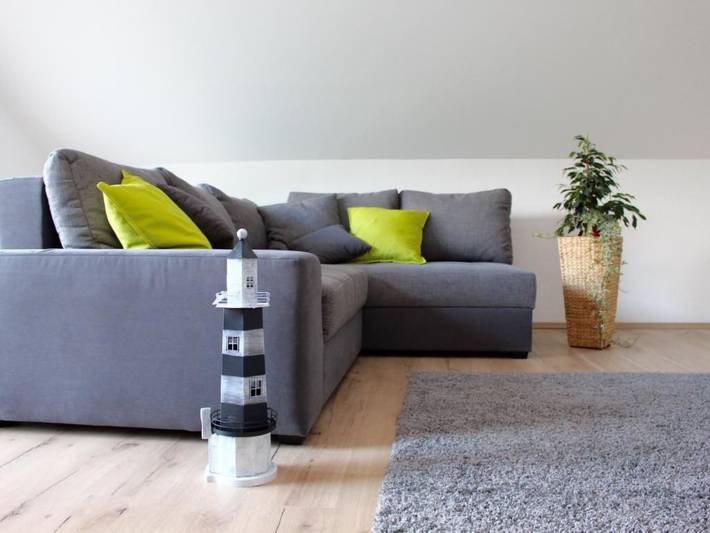 Ferienwohnung für 7 Personen, mit Balkon und Garten sowie Sauna