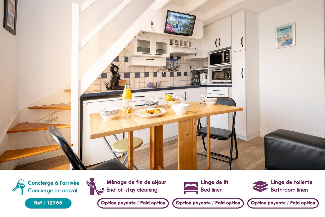 Entire apartment, Superbe vue mer pour 2 adultes/2enfants in Château-d'Olonne, Les Sables-d'Olonne