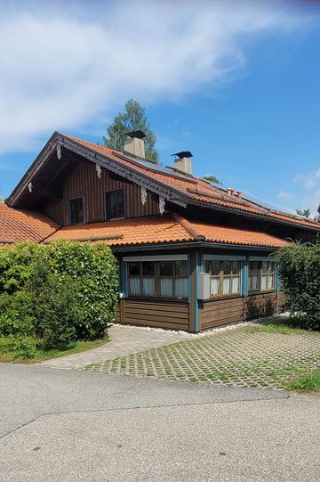 Ferienwohnung für 2 Personen, mit Balkon/Terrasse und Terrasse am Chiemsee