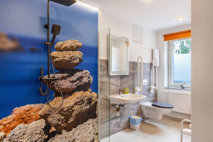 Ferienwohnung für 4 Personen, mit Garten und Sauna