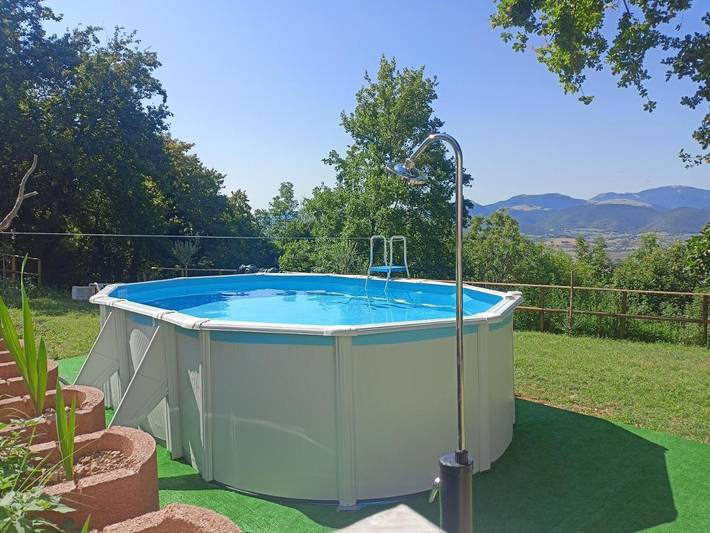 Gîte pour 3 personnes, avec jardin ainsi que vue et piscine, animaux acceptés à Fabriano - 3
