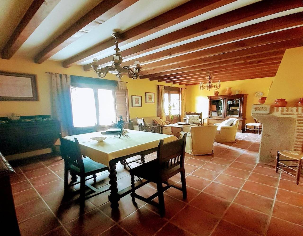 Landhaus 'Casa Rural La Era' mit Bergblick, Wlan und Klimaanlage in Aldeanueva de Barbarroya, Toledo Provinz