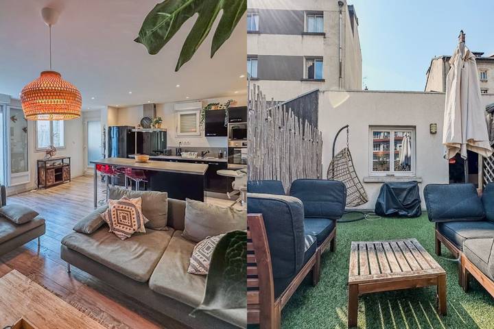 Location de vacances pour 4 personnes, avec terrasse, adapté aux familles à Grenoble