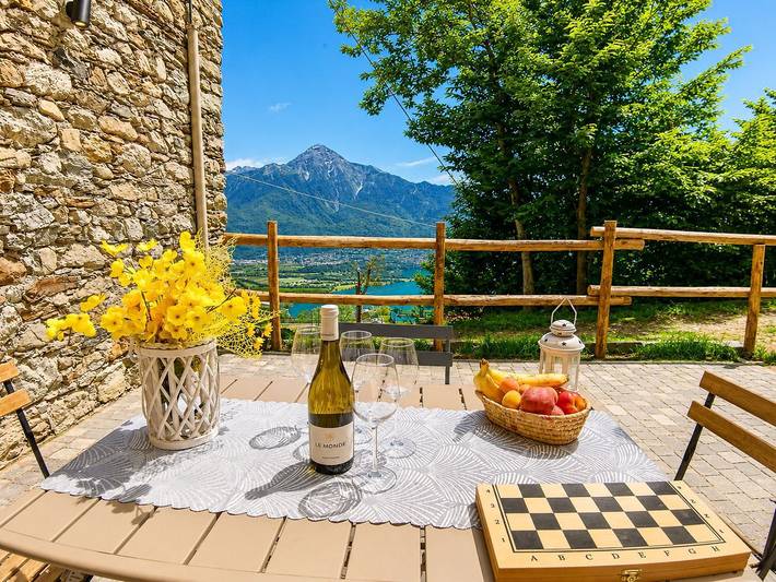 Ferienhaus für 5 Personen, mit Balkon und Terrasse sowie Garten und Seeblick am Comer See - 3