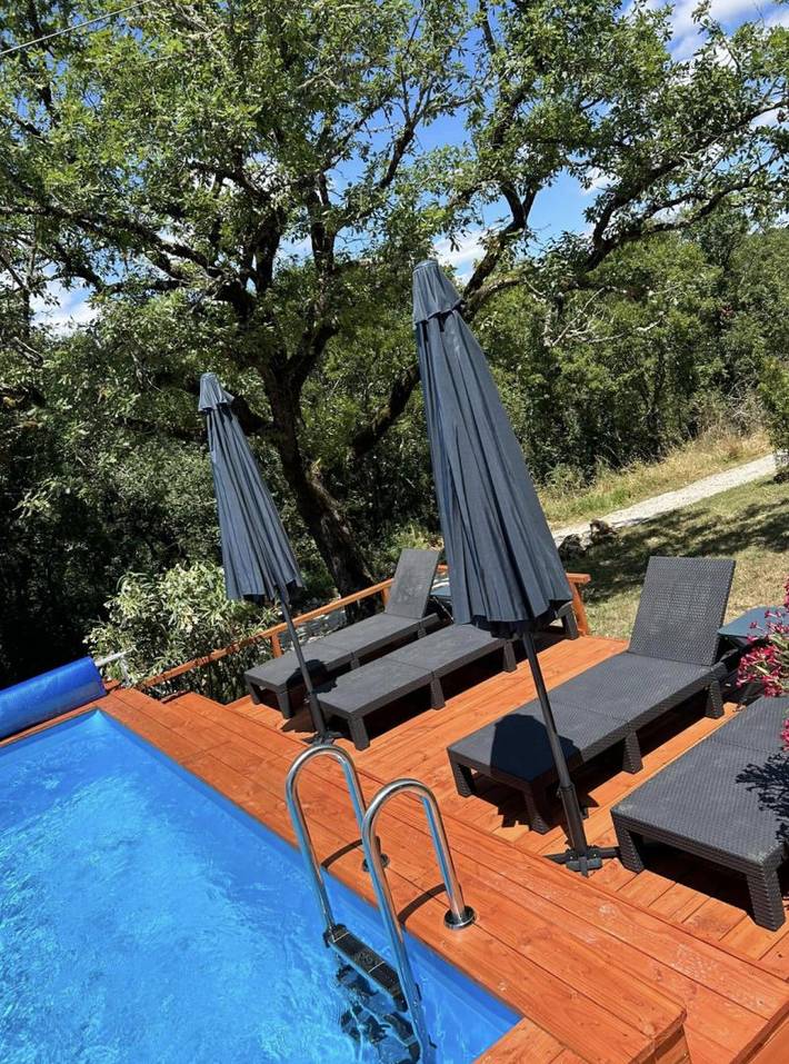 Gîte pour 5 personnes, avec terrasse et piscine ainsi que jacuzzi et jardin, animaux acceptés dans le Lot-et-Garonne - 2