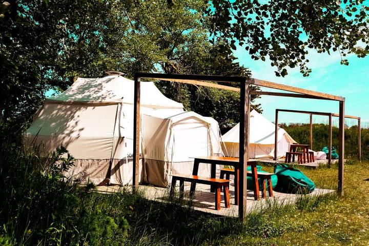 Zelt für 4 Personen, mit Garten an der Nordsee - 3