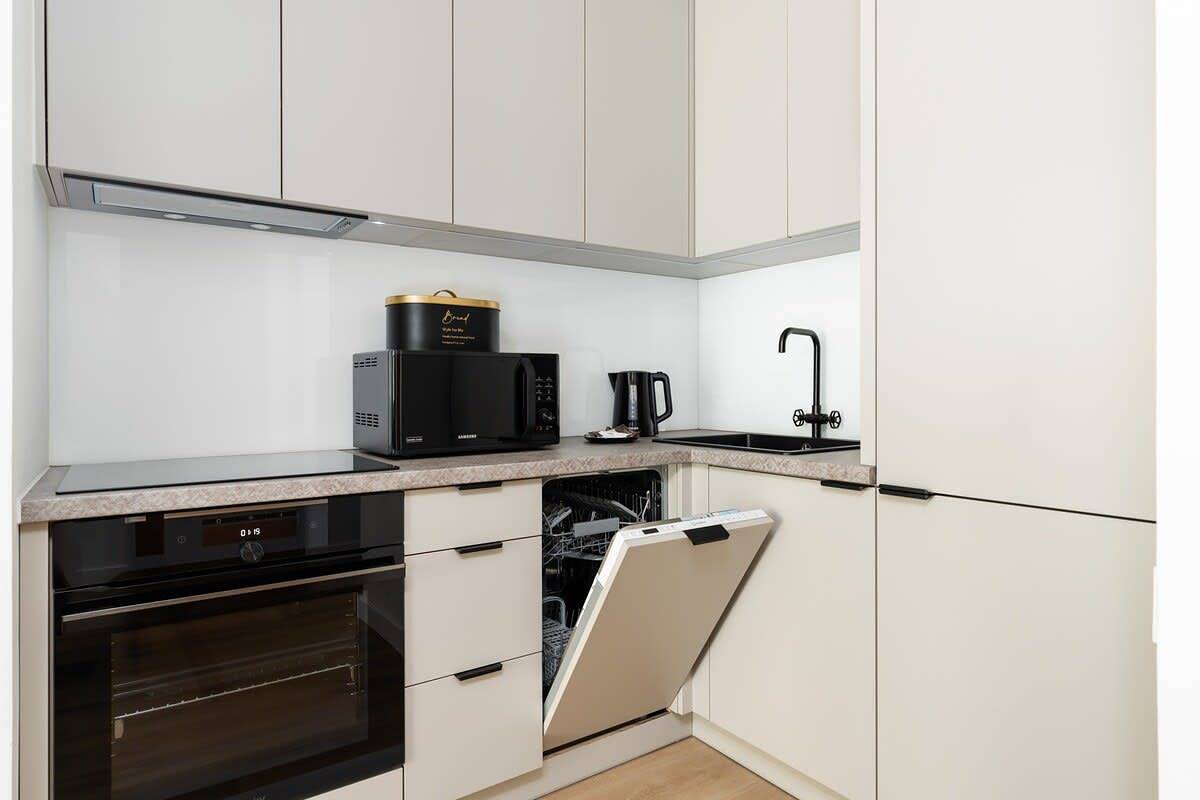 Ganze Ferienwohnung, Bright Studio in the Center | Parking | 650 m to Market Square in Posen, Großpolen