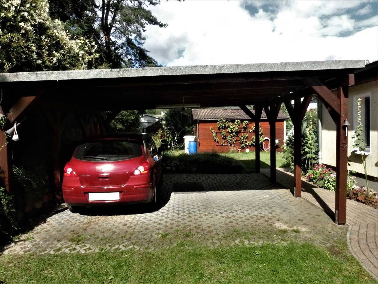 Ganze Ferienwohnung, Bungalow Familie Trieglaff mit Carport und Wlan - Bungalow Trieglaff in Zinnowitz, Usedomer Norden