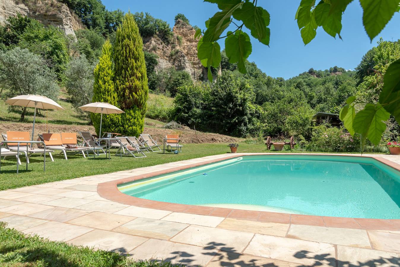 Villa 'Cascina Gretaio' con vista sulle montagne, piscina privata e Wi-Fi in Reggello, Valdarno
