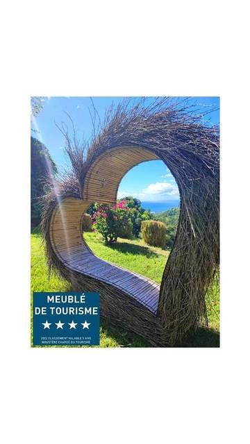 Gîte pour 6 personnes, avec vue et jardin, animaux acceptés à Saint-Claude (Guadeloupe)