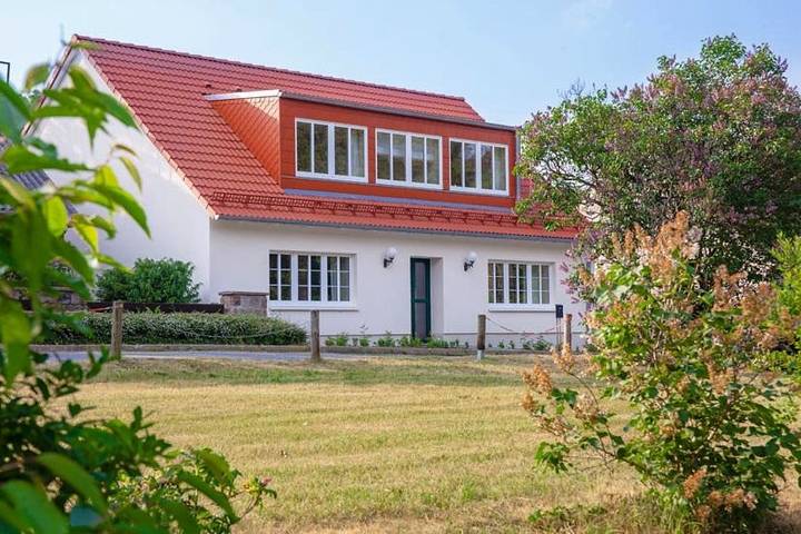 Ferienhaus für 4 Personen, mit Terrasse und Garten sowie Sauna und Ausblick in Schorfheide