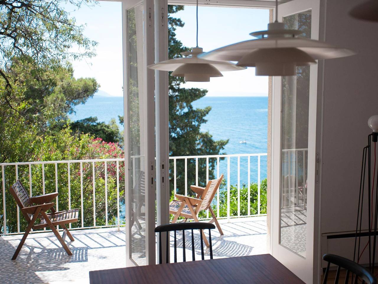 In Podaca mit Großem Balkon und Panoramablick in Podaca, Makarska Riviera