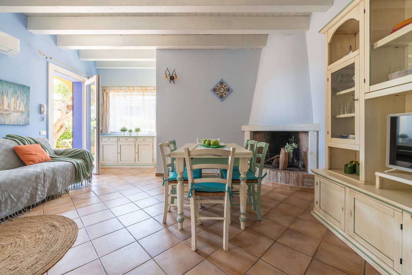 Vakantiehuis "Alloggio Poseidone" in het beschermde zeegebied met Wi-Fi in Crabonaxa/Villasimius, Villasimius