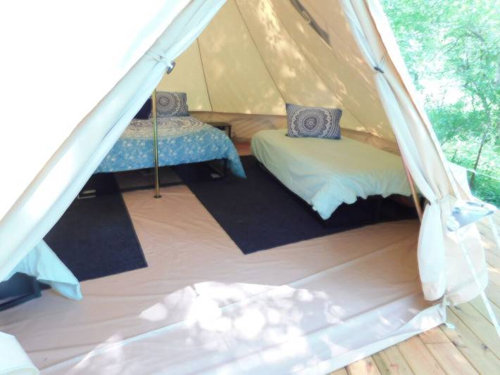 Camping für 2 Personen, mit Terrasse in den USA