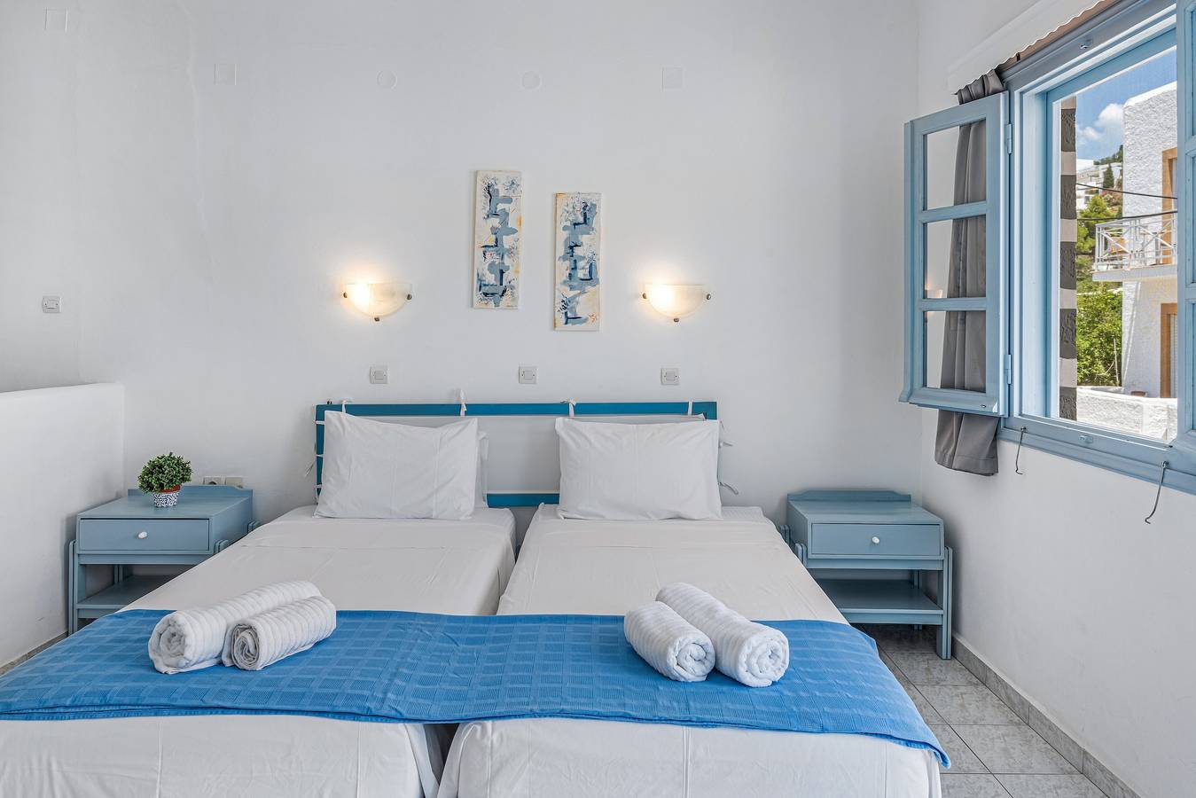 Maison de vacances 'Pico Bello Patmos 26' avec vue sur les montagnes, Wi-Fi et climatisation in Dodécanèse