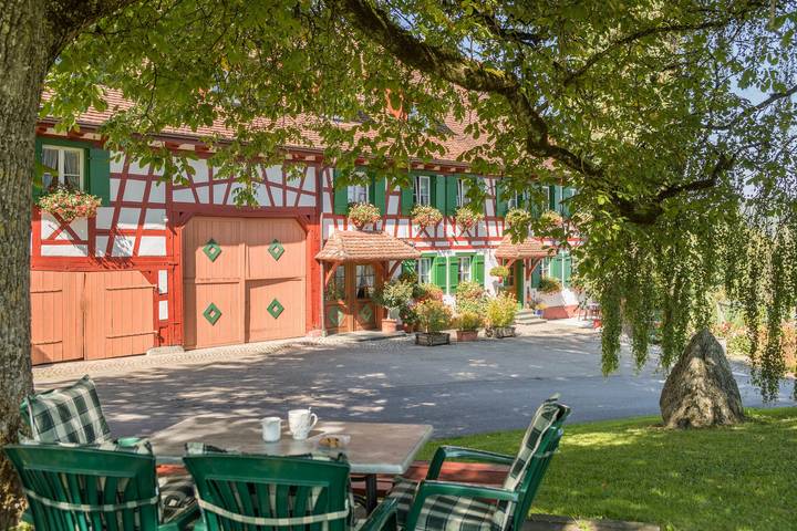 Gîte pour 4 personnes, avec Balcon ainsi que Jardin et Sauna à Owingen - 3