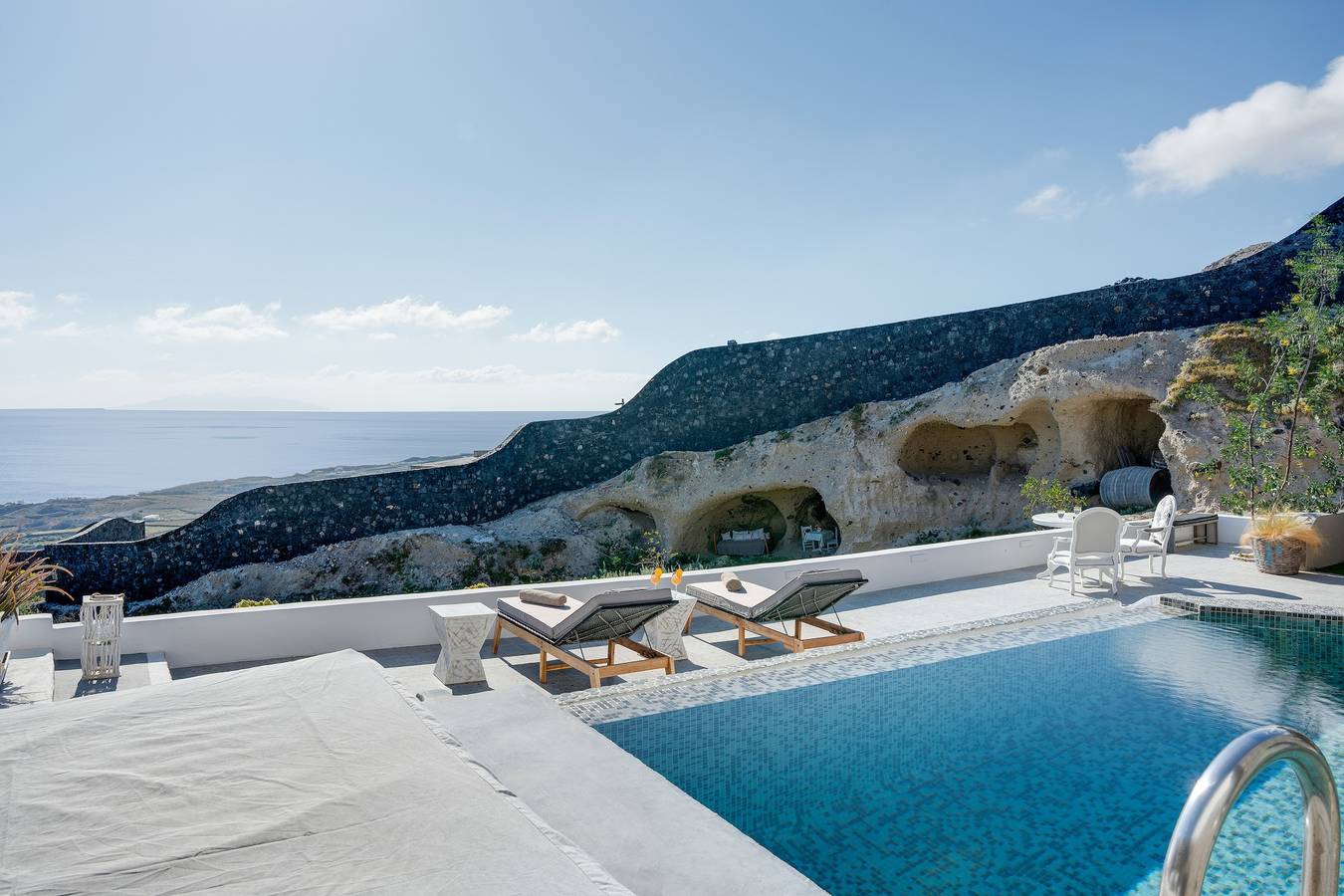 Apartamento entero, Apartamento 'Santoneta Luxury Private Caves' con vistas al mar, piscina privada y Wi-Fi in Santorini