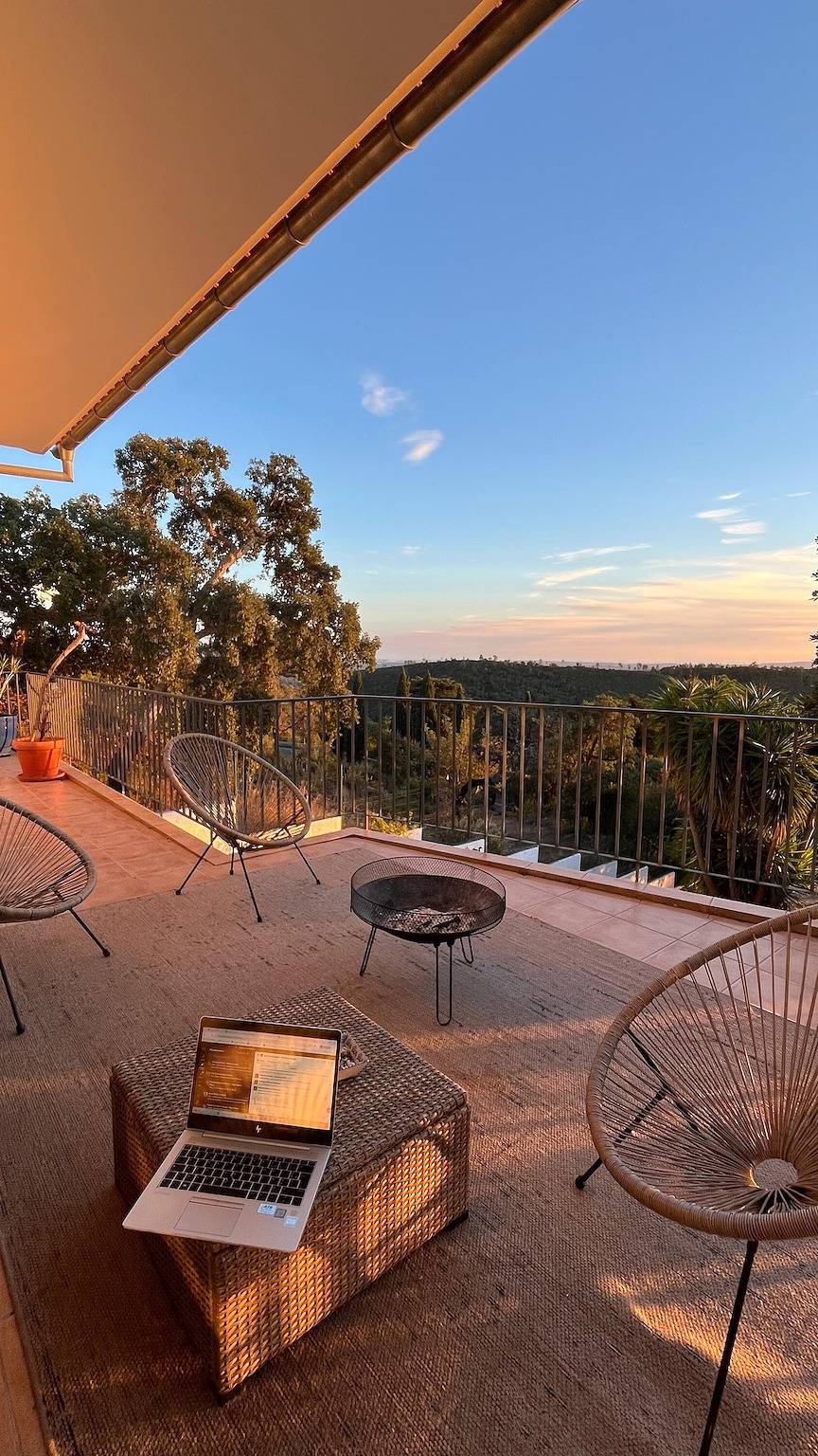Villa 'Õku' avec vue sur la mer, Wi-Fi et climatisation in Monchique, Serra de Monchique