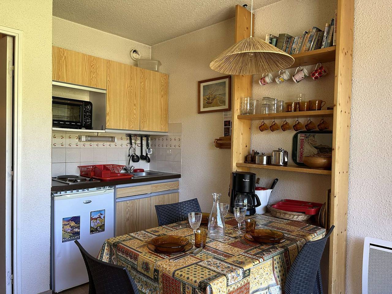 Appartement entier, Studio avec balcon à Montgenèvre, animaux acceptés in Montgenèvre, Région de Briançon