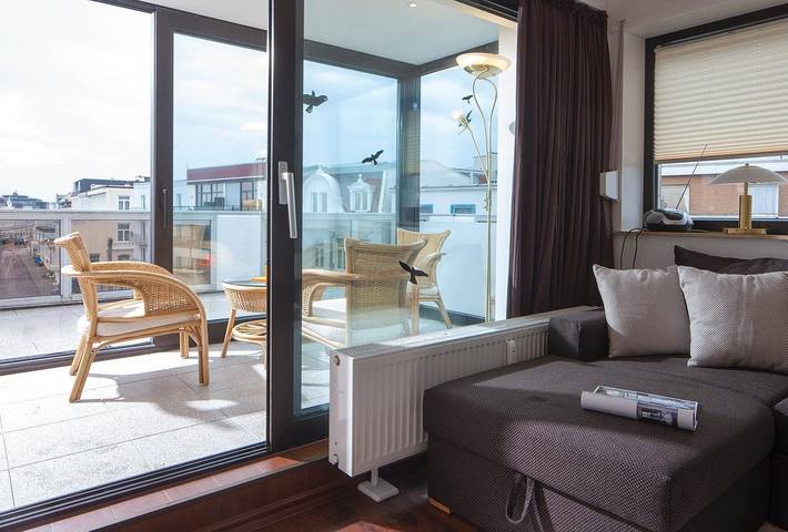 Ferienwohnung für 2 Personen, mit Balkon/Terrasse und Sauna in Norderney Weststrand - 2