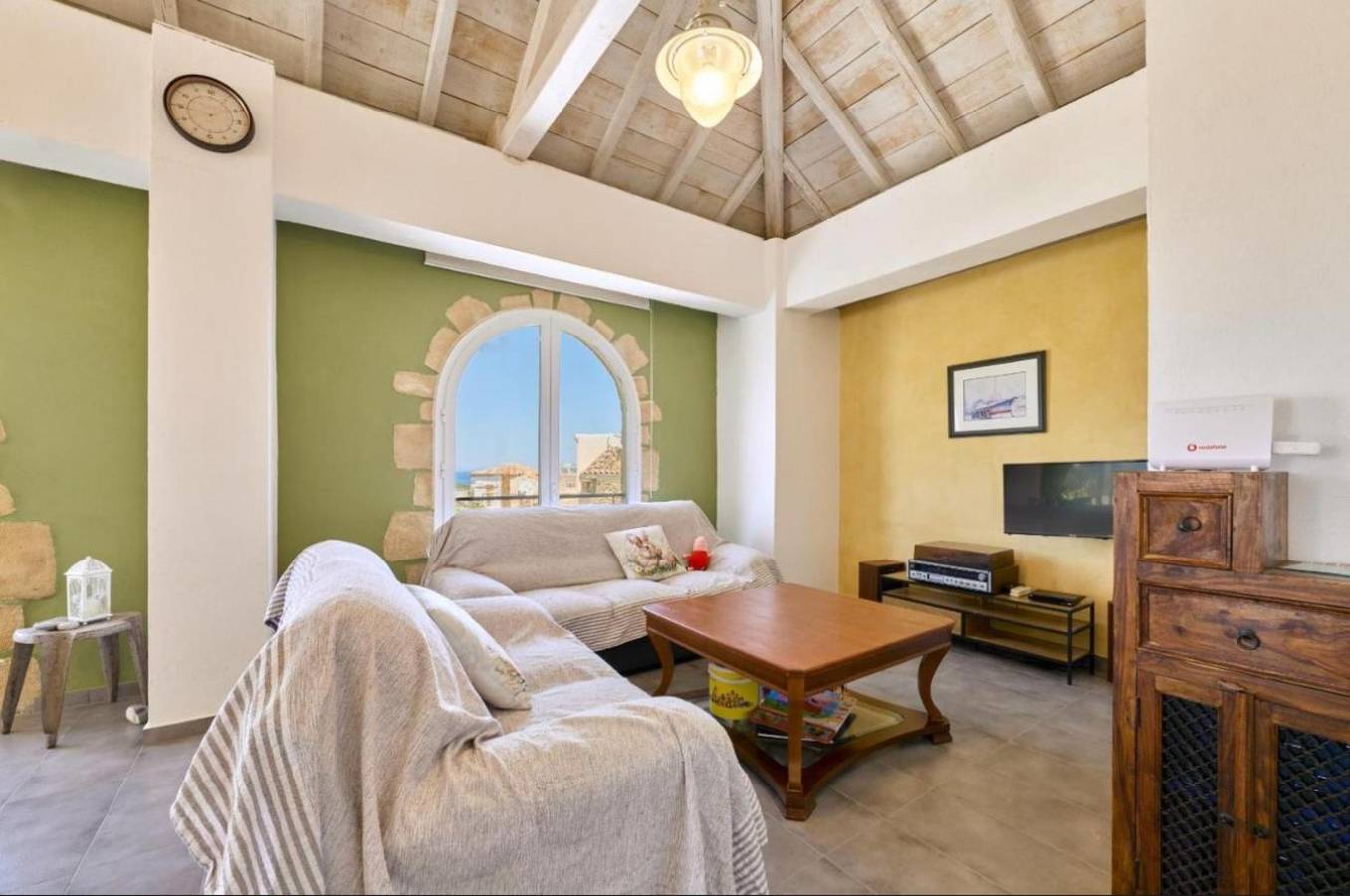 Ferienhaus 'Elaiona' mit Meerblick, Wlan und Klimaanlage in Xamoudochori, Chania und Umgebung