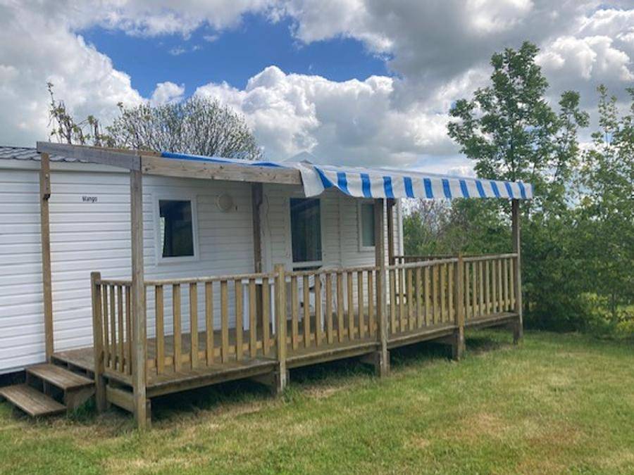 Camping Sun Valley - La Garenne Eguzon - Mobilheim 2 personen - Mobilheim Mango 4/6 pers - zusätzliche Personen gegen Aufpreis möglich, kontaktieren Sie den Campingplatz in Parnac, Le Blanc und Umgebung