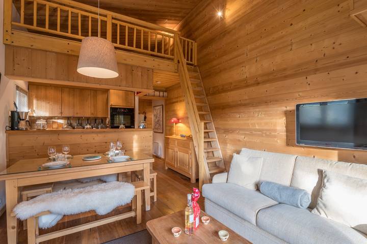 Gîte pour 4 personnes, avec balcon, adapté aux familles à Megève - 2