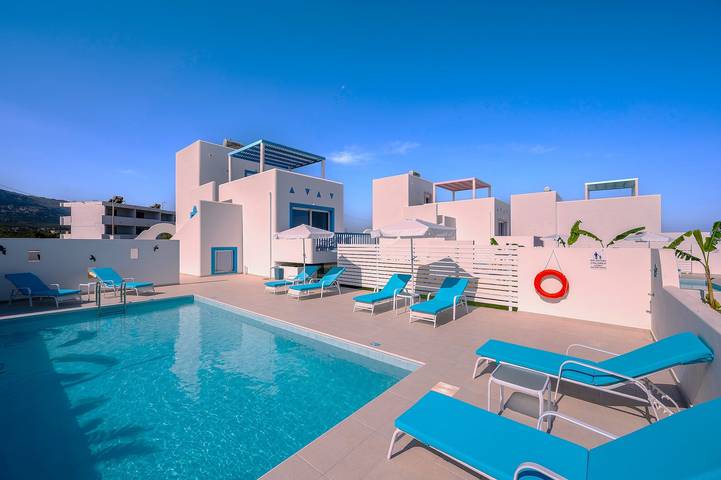 Ferienhaus für 10 Personen, mit Meerblick und Balkon/Terrasse sowie Garten