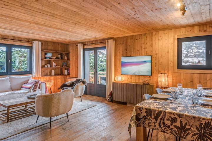 Gîte pour 4 personnes, avec balcon, adapté aux familles à Megève - 2